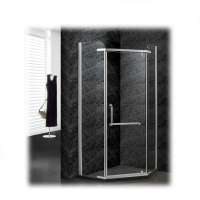 fashion italian style glass shower room with glass clamp