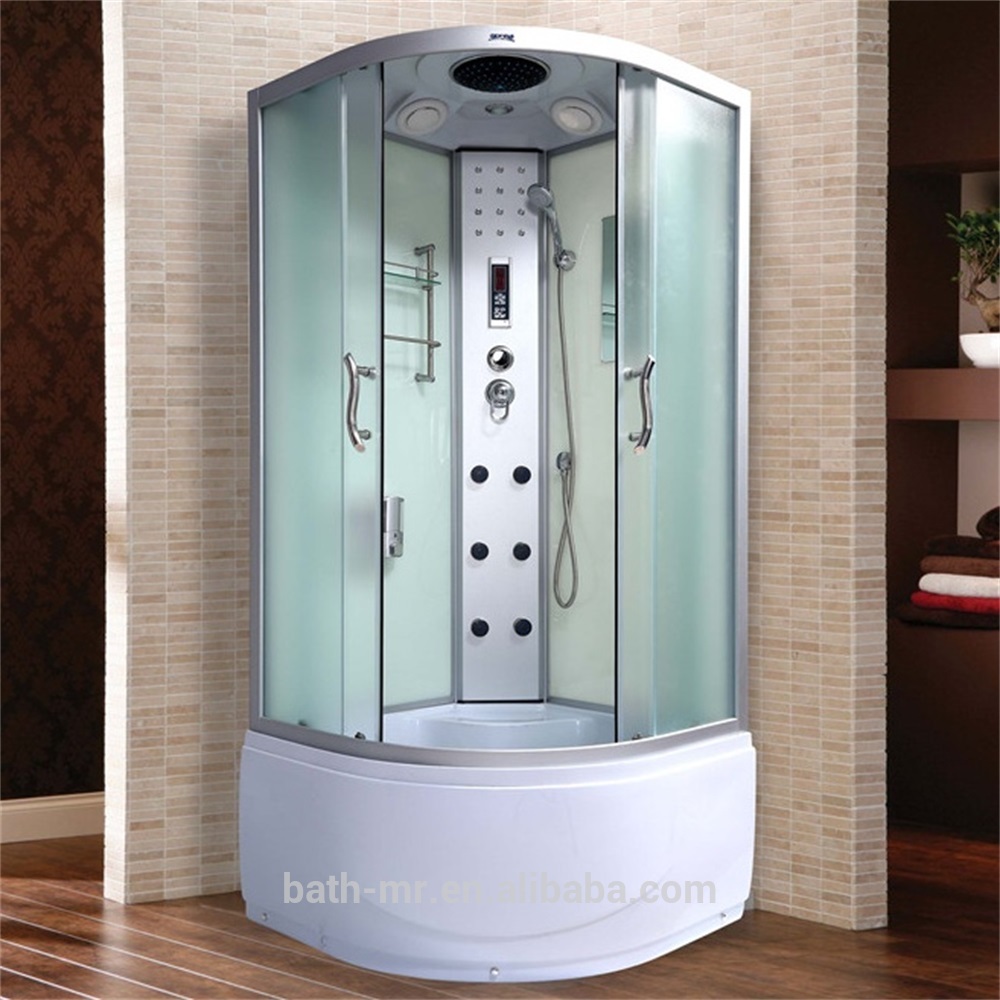 factory direct selling modern bathroom cheap deep tray hydro massage steam bath shower cabin 90x90